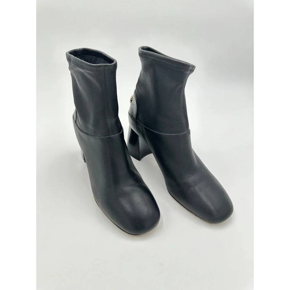 Tory Burch‎ Sidney bootie black leather size 7M womens boots